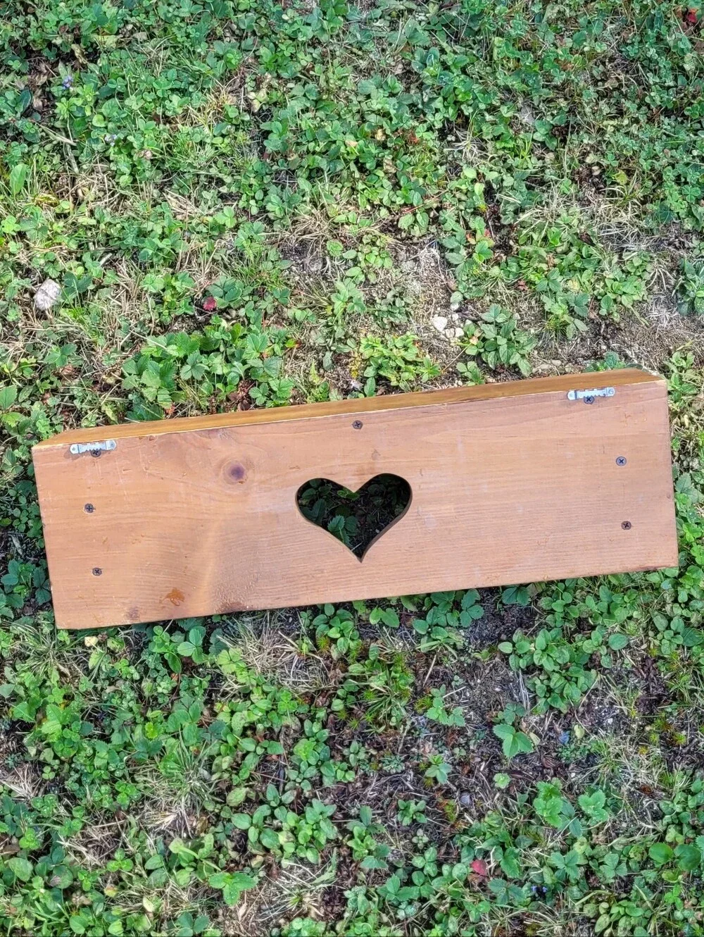 Cottagecore Heart Shelf Wood Farmhouse